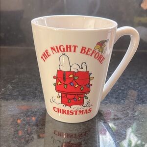 Snoopy Mug w/Christmas theme